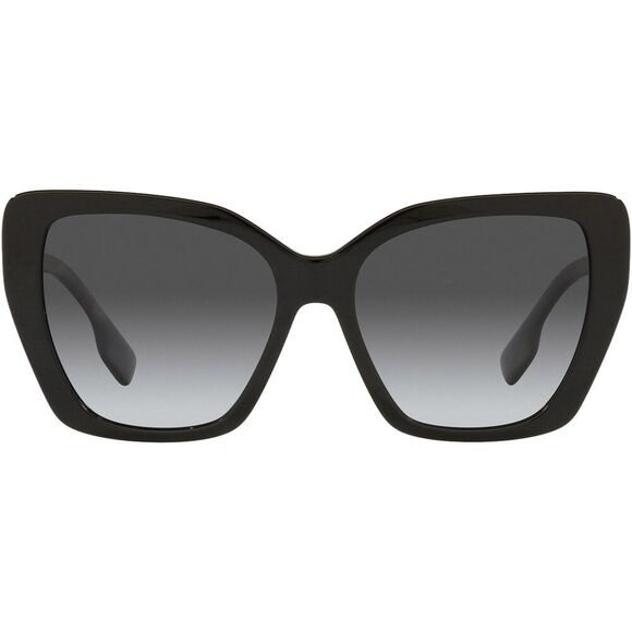 Burberry Tamsin Black Butterfly Sunglasses Polarized Lens - Picture 4 of 9